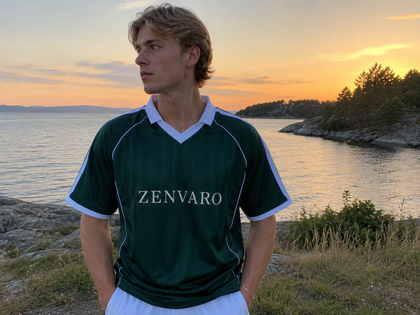 Shadow Stripe Collared Soccer Jersey