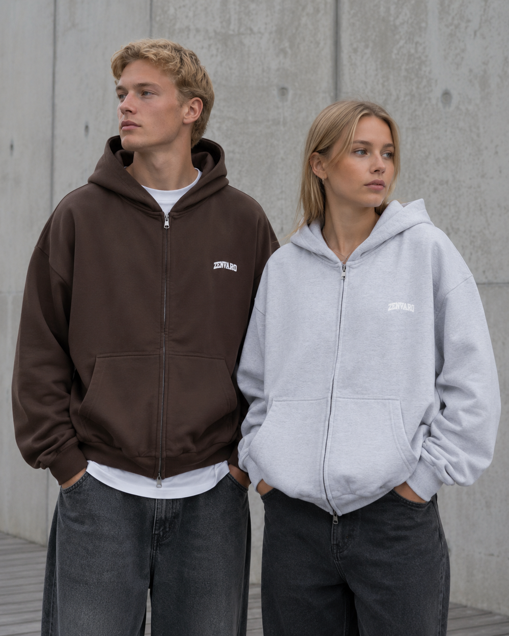 ZENVARO SPORTS ZIP-HOODIE