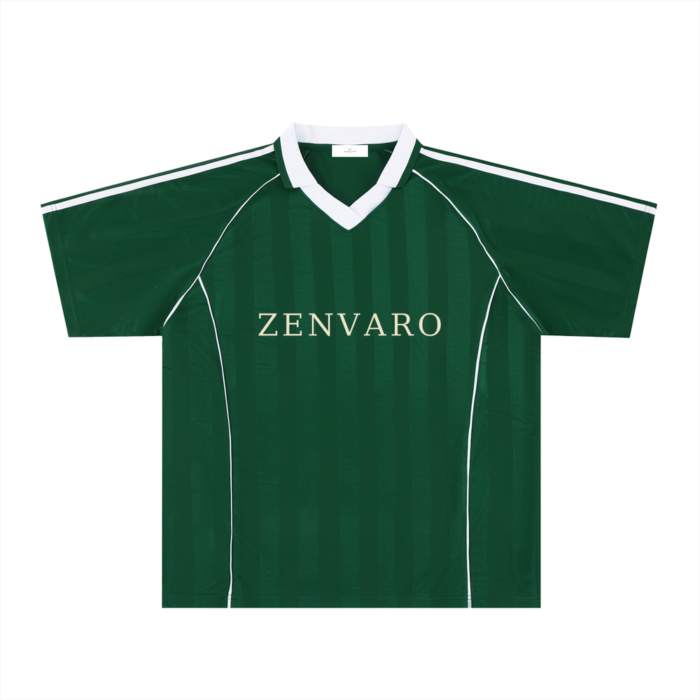 Shadow Stripe Collared Soccer Jersey
