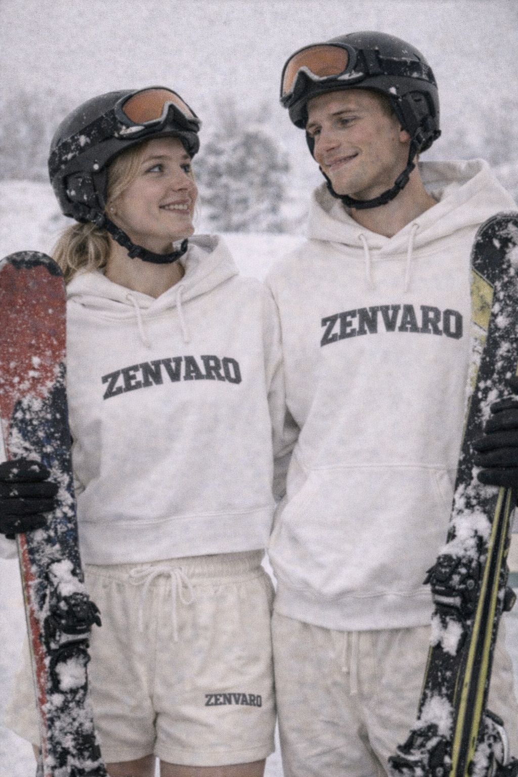 Woman snap Collar Heavyweight Hoodie