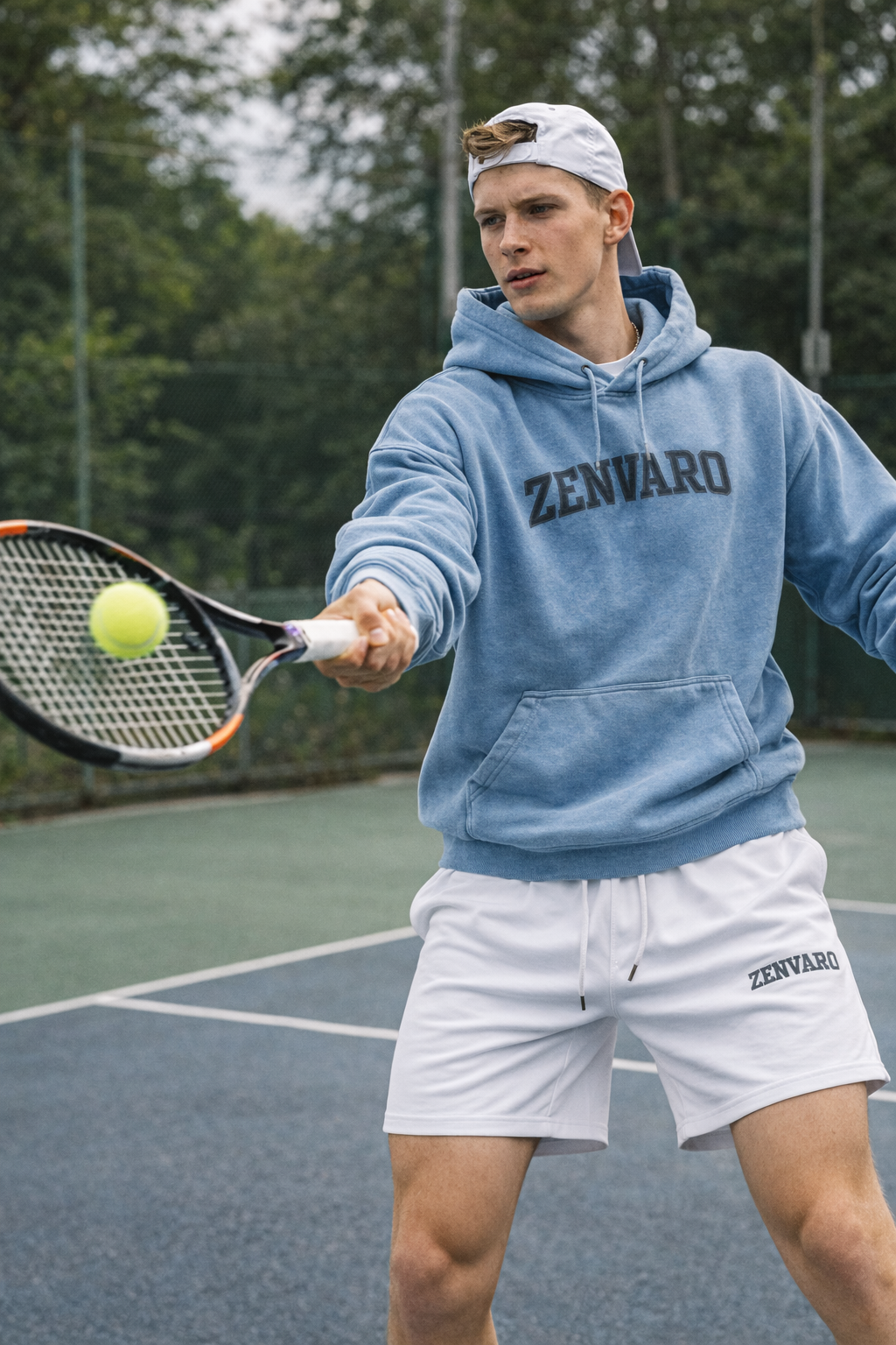 Zenvora oversized Washed Hoodie UNIZEX