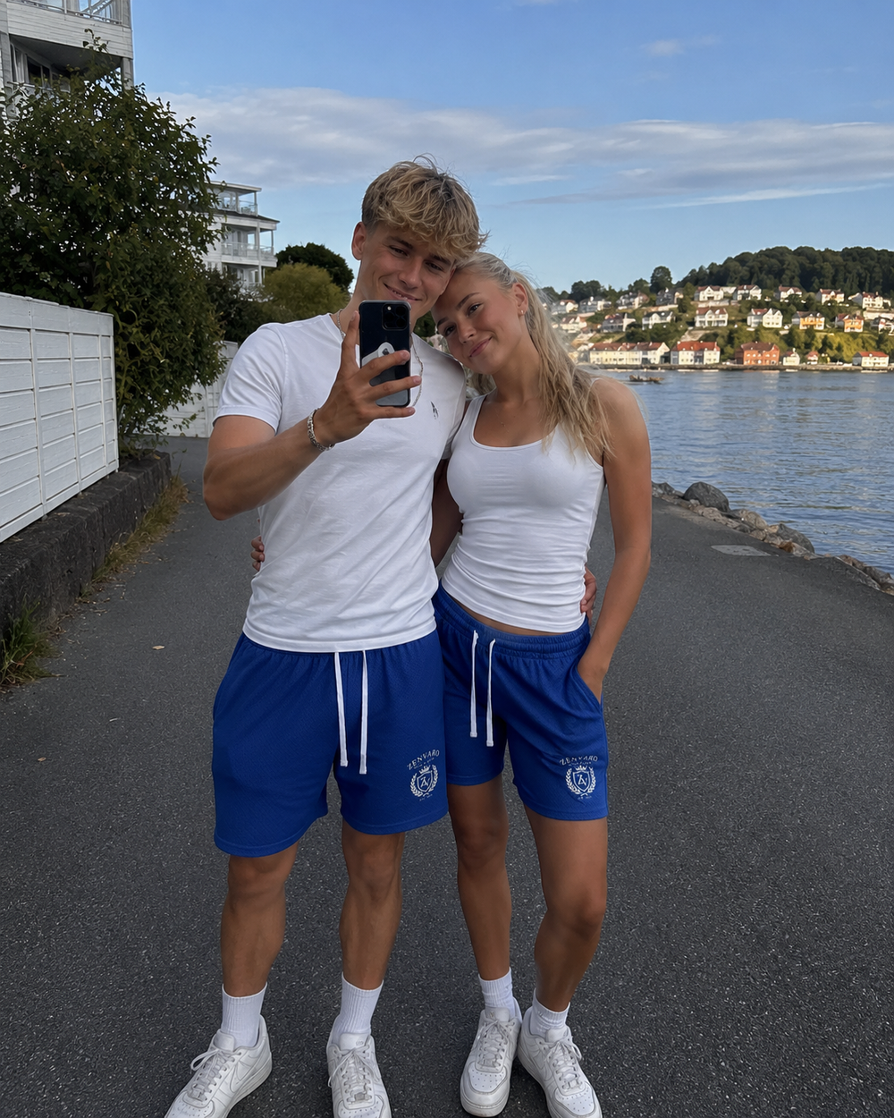 Mesh Drawstring Shorts